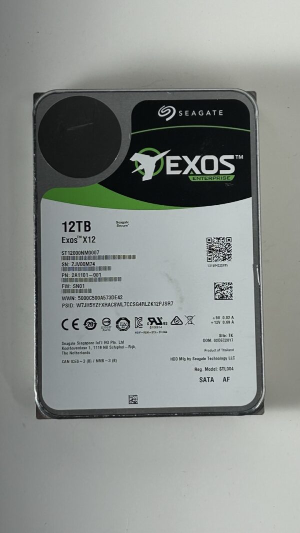 12TB Seagate Exos Enterprise SATA hard drive (renewed) - Image 4