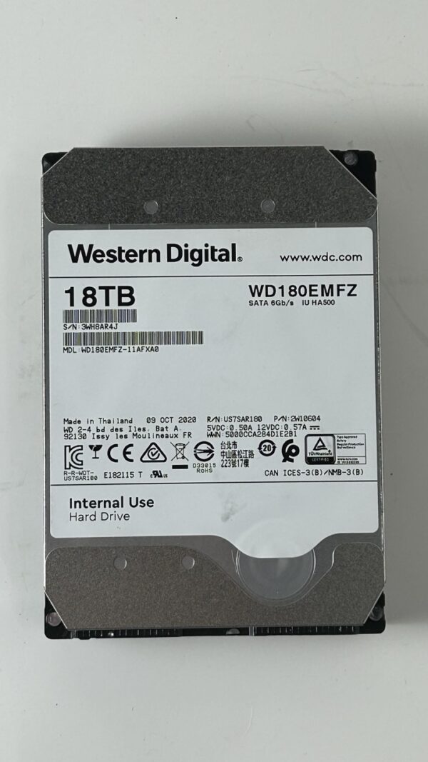 18TB Western Digital SATA hard drive with warranty (renewed) - Image 4