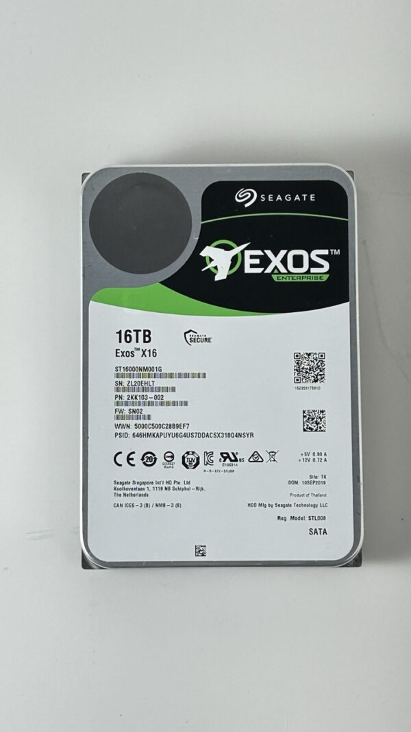 16TB Seagate Exos SATA hard drive - Image 4