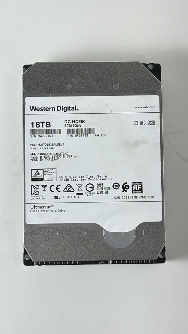 18TB Western Digital SATA hard drive with warranty (renewed) - Image 2